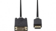 CCBP37200AT20 DisplayPort - DVI-D 24+1 Cable DisplayPort Male - DVI-D 24 + 1-Pin Male 2m