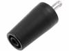 SURB2112NI/SW, Адаптер; "банан" 4мм; 32А; черный; 40,4мм; Подключение: гнездо 4мм, Schutzinger
