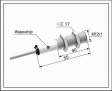 ВБ2.12М.55.2.1.1.К Индуктивный датчик серии ВБ2.12М диаметром 12 мм