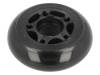 SCOOTER/SKATE WHEEL 70X25 MM BLACK, Колесо; Ось: гладкая; черный; полиуретан; O:70мм; W:25мм; на корпус, POLOLU