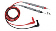 6601 Multimeter Test Lead Set with Adapter, 1.22m, Black, Grey, Red, Nickel-Plated Br