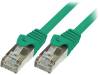 CP1065D Patch cord; SF/UTP; 5e; многопров; CCA; ПВХ; зеленый; 3м; 26AWG