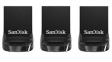 SDCZ430-032G-G46T USB Stick, 3-pack, Ultra Fit, 32GB, USB 3.1, Black