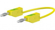 28.0116-20020 Test Lead 2m Green / Yellow 30V Nickel-Plated