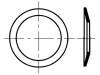 1281445, Шайба; пружинная; M6; D=10,2мм; h=0,7мм; пружинная сталь; BN:803, BOSSARD