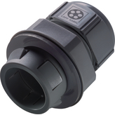 SKINTOP CLICK M25 RAL 9005 BK, Cable gland 25.3 mm, LAPP