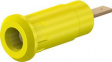 65.9099-24 Safety Socket 2mm Yellow 10A 600V Gold-Plated