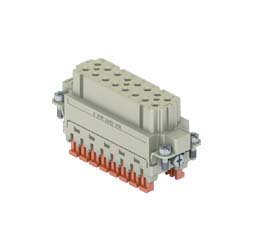 CSAHF 16, female insert, 16 poles + PE, ILME