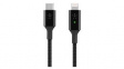 CAA006BT04BK Smart LED Cable USB-C Plug - Apple Lightning 1.2m Black