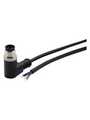 RND 205-01233, M12 Right Angle Plug Cable Connector, 5m, 4 Poles, A-Coded, Solder, RND Connect