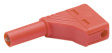 LAS S W RT (934 098-101) Безопасные штекеры ø 4 mm красный
