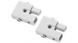AC 162 STS/ 2 LED GREY Hermaphroditic connector 2P