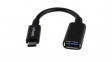 USB31CAADP Adapter Cable USB-C Plug - USB-A Socket 152mm USB 3.0 Black