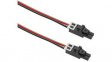 45133-0210 UltraFit Cable Assembly, 2 Poles, Black, 1m
