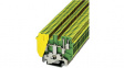2775456 UDK 3-PE feed-through terminal block, 0.2...2.5 mm2 green / yellow