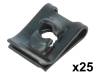 16030, Монтажная бляшка; 25шт., ROMIX