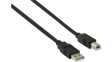 CCGP60100BK05 USB 2.0 Cable USB A Plug - USB B Plug 500mm Black