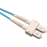 SCSCOM3DAQ15, FO cable 50/125um OM3 SC/SC 15 m Turquoise, AFL Hyperscale