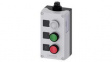 3SU1803-0AB10-4HB1  Control Station with 2 Pushbutton Switches and Indicator, Green, Red, Transparen