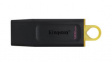 DTX/128GB USB Stick, DataTraveler Exodia, 128GB, USB 3.2, Black / Yellow