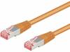 S/FTP6-CU-005OR Patch cord; S/FTP; 6; многопров; Cu; LSZH; оранжевый; 0,5м