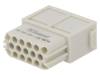 93601-0558, Разъем: HDC; модуль; "мама"; S-M10/17; PIN:17; без контактов; 10А, Molex