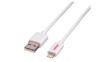 11028326 Cable USB-A Plug - Apple Lightning 150mm USB 2.0 White