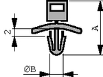 PHC-8 [100 шт], Cable tie mount 8.1 mm PU=100 ST, Kai Suh Suh (KSS)