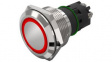 82-6152.1114 Illuminated Pushbutton 1CO, IP65/IP67, LED, Red, Momentary Function