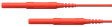 HSPL 7576 / 1 / 50 / RT Безопасный измерительный вывод высокого напряжения ø 4 mm красный 50 cm CAT IV
