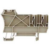 1649540000, ZAP/TW 1,5/3L End cover 45.8x5.08x68mm Dark Beige, Weidmuller