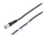 CN-24A-C5, Соединительный кабель; M8; PIN:4; прямой; 5м; вилка, Panasonic