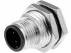 M12A-04PMMS-SF8001, Гнездо; М12; PIN:4; "папа"; код A-DeviceNet / CANopen; пайка; IP68, Amphenol