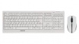 JD-0410DE-0 Wireless Keyboard and Mouse, 2000dpi, SX, DE Germany/QWERTZ, USB, Light Grey