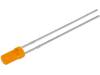 L-424EDT LED; 3мм; оранжевый; 3-5мкд; 100°; Поверхность: плоская
