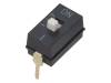 A6TN1104, Переключатель: DIP-SWITCH; Кол-во секций: 1; ON-OFF; 0,025A/24ВDC, Omron