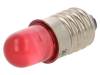 LR-E10-12AC/DC Лампочка LED; красный; E10; 12ВDC; 12ВAC