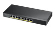 GS1915-8EP-EU0101F PoE Switch, Managed, 1Gbps, 60W, RJ45 Ports 8, PoE Ports 8