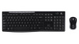 920-010029 Keyboard and Mouse For Education, 1000dpi, MK270, PAN Nordic, QWERTY, Wireless