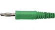 FK 9 L Ni / GN Laboratory plug diam 4 mm green