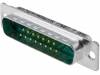 3017W2PCM99A10X, Вилка; D-Sub специальные; PIN:17(2+15); "папа"; пайка; на провод, Conec