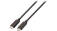 CCGP64750BK10 USB 3.1 Cable (Gen2) USB C Plug - USB C Plug 1m Black