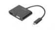 DA-70858 Adapter, USB-C Plug - VGA Socket/HDMI Socket