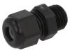 1.209.1201.51 Кабельный ввод; M12; IP68; Мат-л: полиамид; черный; Серия: HSK-K