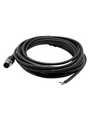 RND 205-01217, M12 Straight Plug Cable Connector, 5m, 4 Poles, A-Coded, Solder, RND Connect