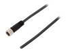 SAIL-M8BG-3-5.0U, Соединительный кабель; M8; PIN: 3; прямой; 5м; вилка; 60ВAC; 4А, Weidmuller