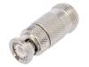 J01008A0824, Adapter; BNC male,N female; Insulation: teflon; 50?; straight, Telegartner