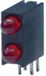 A694B/2SUR/S530-A2 СИД на печатную плату 3 мм круглый красный