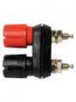 6883 Dual Binding Post with Base 4mm Black, Red