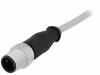 21348400383100, Вилка; M12; PIN:3; "папа"; код A-DeviceNet / CANopen; 10м; провода, Harting